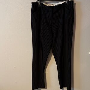 Women’s Black Pinstripe Pants